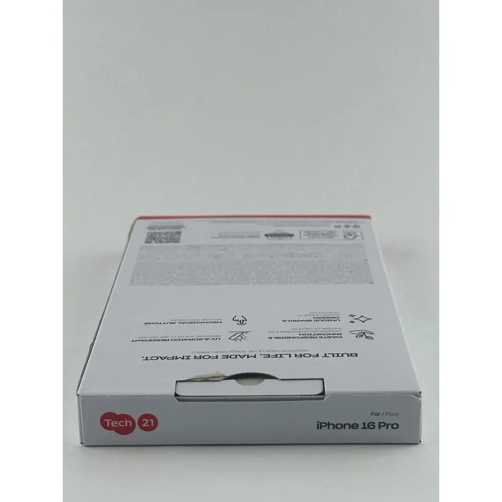 Tech21 EvoSparkle iPhone 16 Pro Clear Case NWT